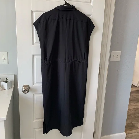 REI Co-op | Elegant Black Sun Up Shirt Dress - Picture 4 of 14